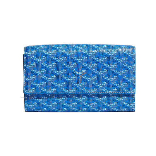 Goyard Varenne Continental Wallet Sky Blue