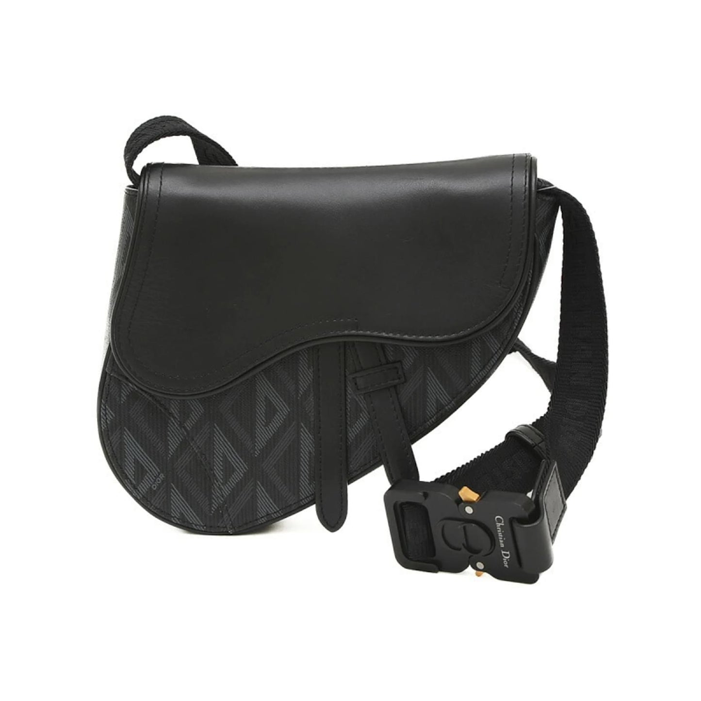 Dior Mini Saddle Bag Black