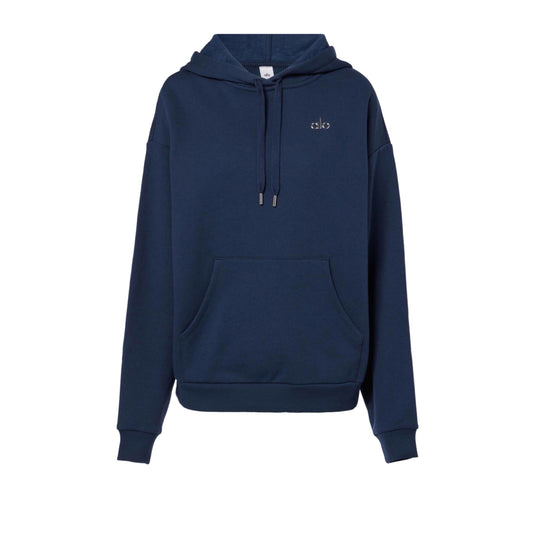 Alo Yoga Accolade Jersey Hoodie Navy