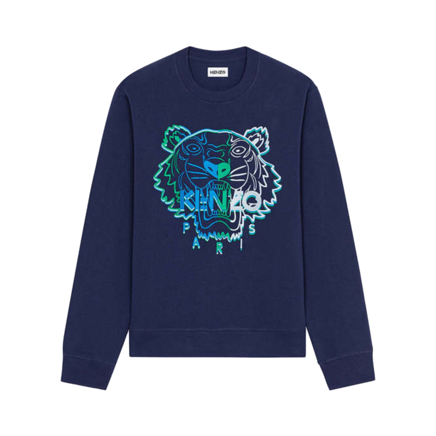 Kenzo Limited Edition Tiger Crewneck Sweater Navy Blue