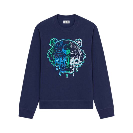 Kenzo Limited Edition Tiger Crewneck Sweater Navy Blue