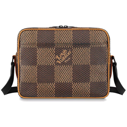 Louis Vuitton x Nigo Nil Messenger Bag Damier Ebene Giant Brown