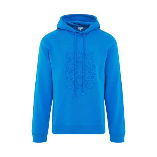 Loewe Anagram Hoodie In Dark Turquoise