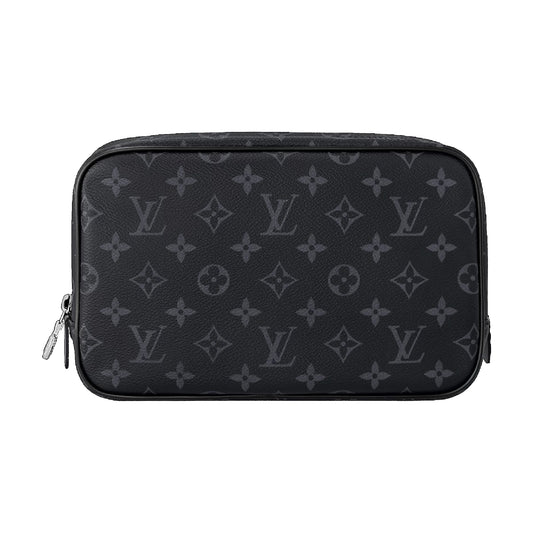 Louis Vuitton Monogram Eclipse GM Pouch Black