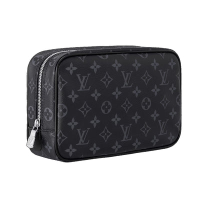 Louis Vuitton Monogram Eclipse GM Pouch Black