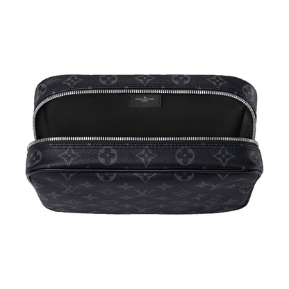 Louis Vuitton Monogram Eclipse GM Pouch Black