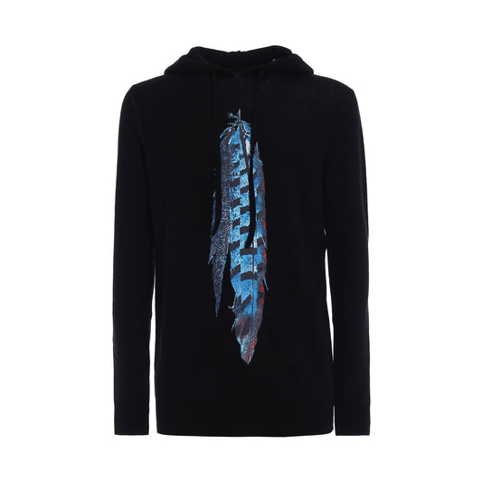 Marcelo Burlon County Of Milan Genek Pullover Hoodie Black