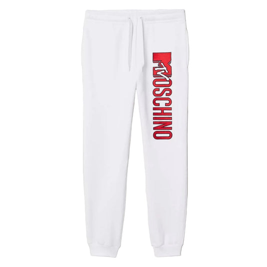 Moschino MTV Logo Sweatpant White/Red