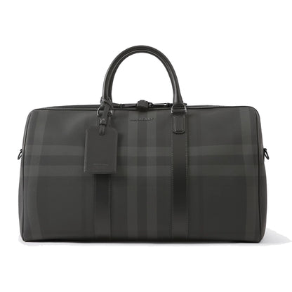 Burberry Boston Holdall Duffle Bag Charcoal