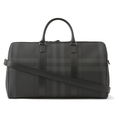 Burberry Boston Holdall Duffle Bag Charcoal