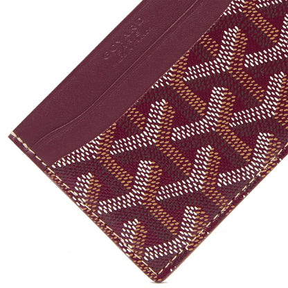 Goyard Saint-Sulpice Card Wallet Burgundy