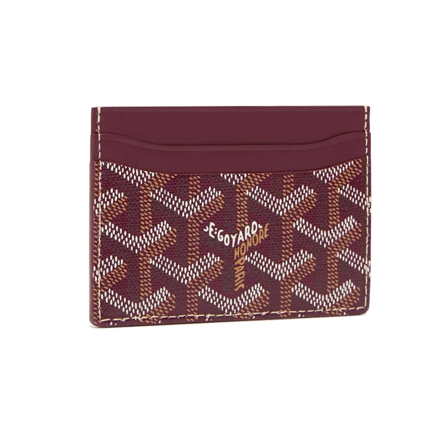 Goyard Saint-Sulpice Card Wallet Burgundy