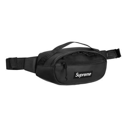 Supreme Leather Waist Bag Black