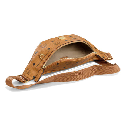 MCM Fursten Belt Bag In Visetos Cognac