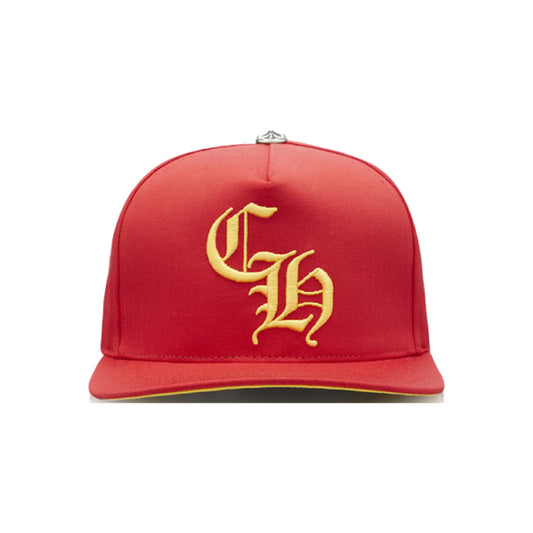 Chrome Hearts CH Baseball Hat Red/Yellow