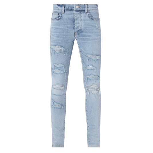 Amiri Swarovski Crystal Embellished Jean Blue