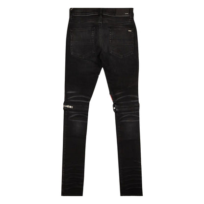 Amiri Velvet Pajama MX2 Jean Black/Red