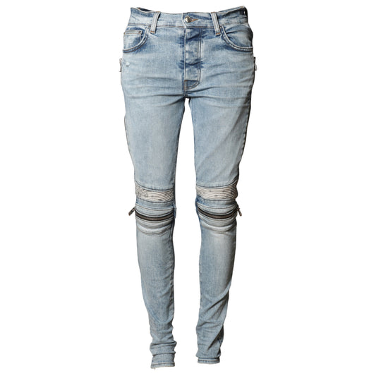 Amiri MX2 White Bandana Jean Indigo