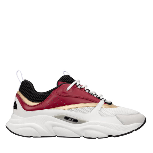 Dior B22 Sneaker White/Burgundy