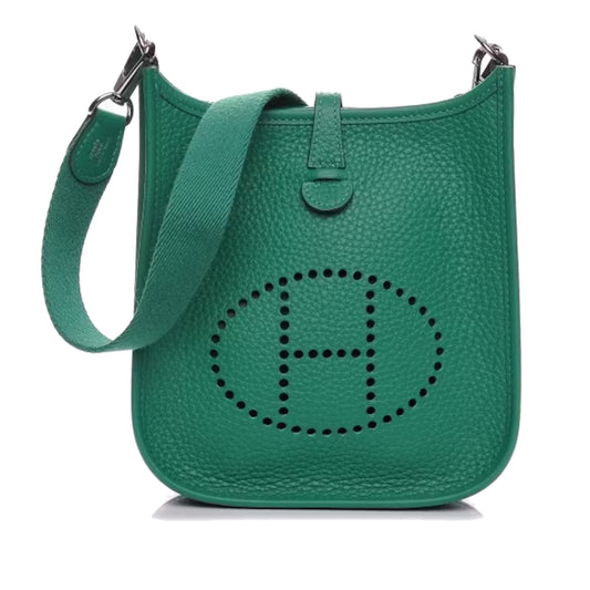 Hermes Evelyne Taurillon Clemence TPM Vert Vertigo