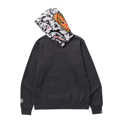 BAPE ABC Camo Shark Pullover Hoodie Charcoal
