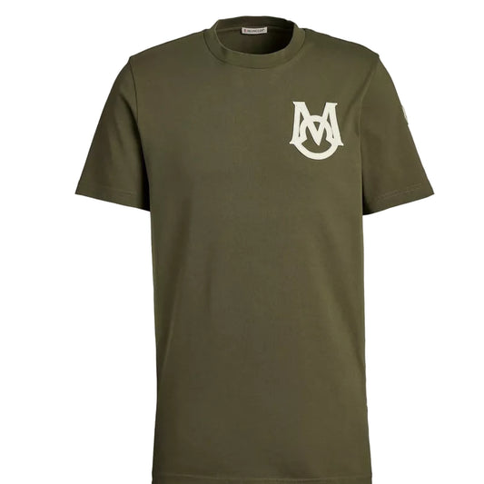 Moncler Monogram T- Shirt Green