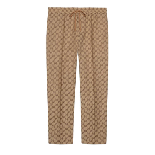 Gucci GG Monogram Canvas Track Pants Camel/Ebony