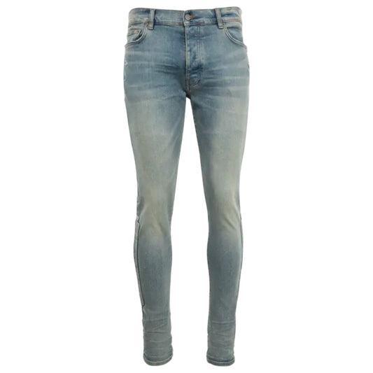Amiri 3D Bones Skinny Jean Clay Indigo