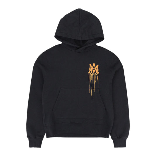 Amiri Spray Paint Hoodie Black/Orange