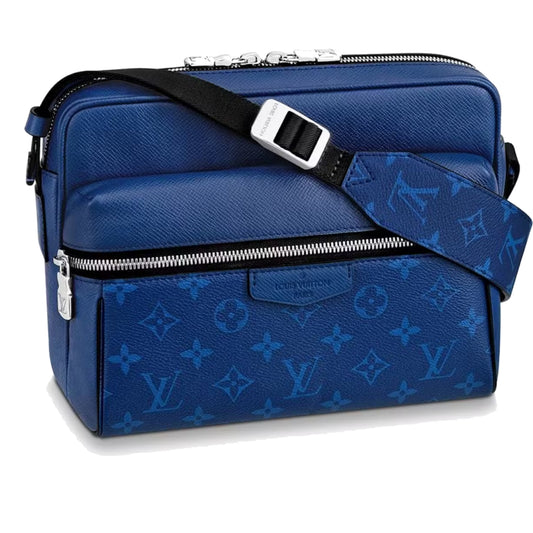 Louis Vuitton Monogram Outdoor Messenger Bag Pacific Taiga Blue
