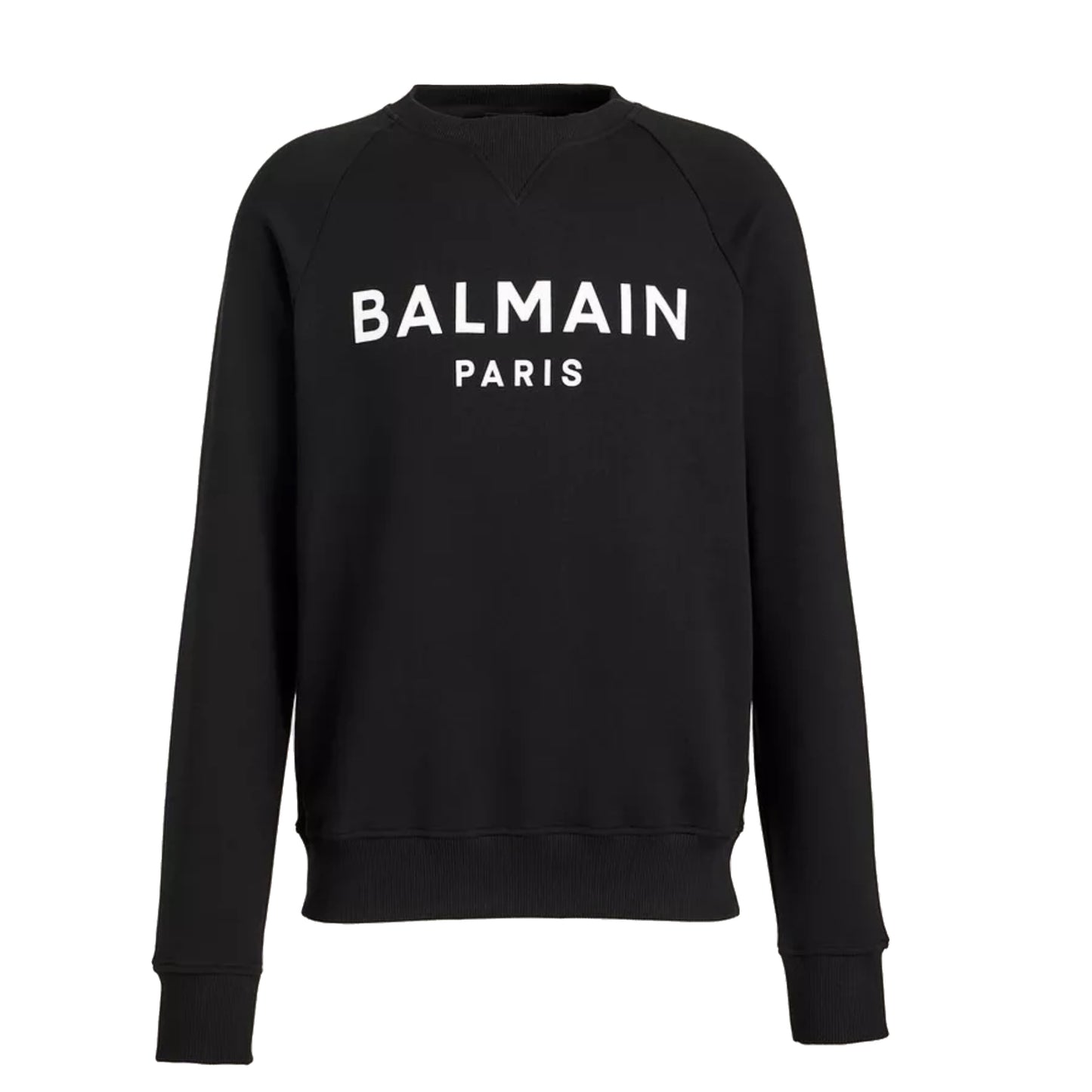 Balmain Printed Sweatshirt Black