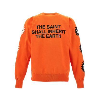 Saint Mxxxxxx x Denim Tears Milk Pack Raglan Sleeve Crewneck Vintage Orange