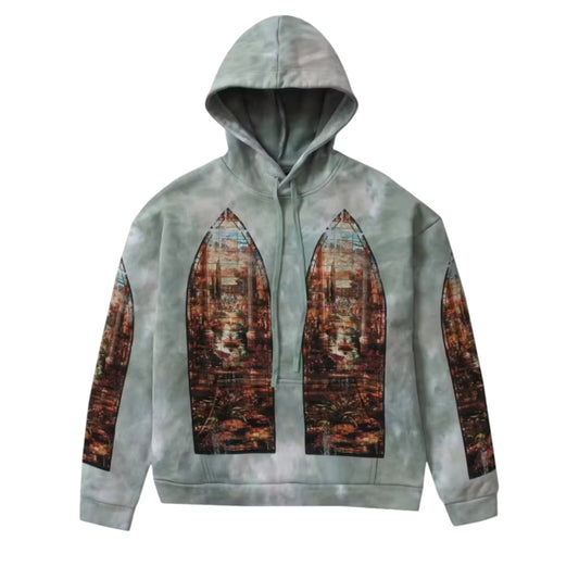Who Decides War Green Eden Hoodie