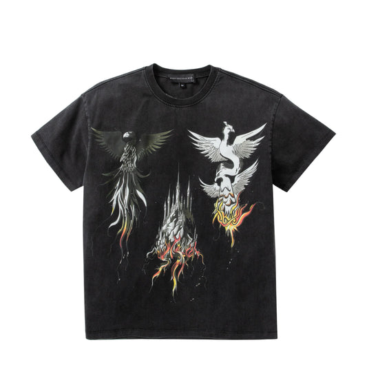 Who Decides War  Black Nefarious Short Sleeve T-Shirt