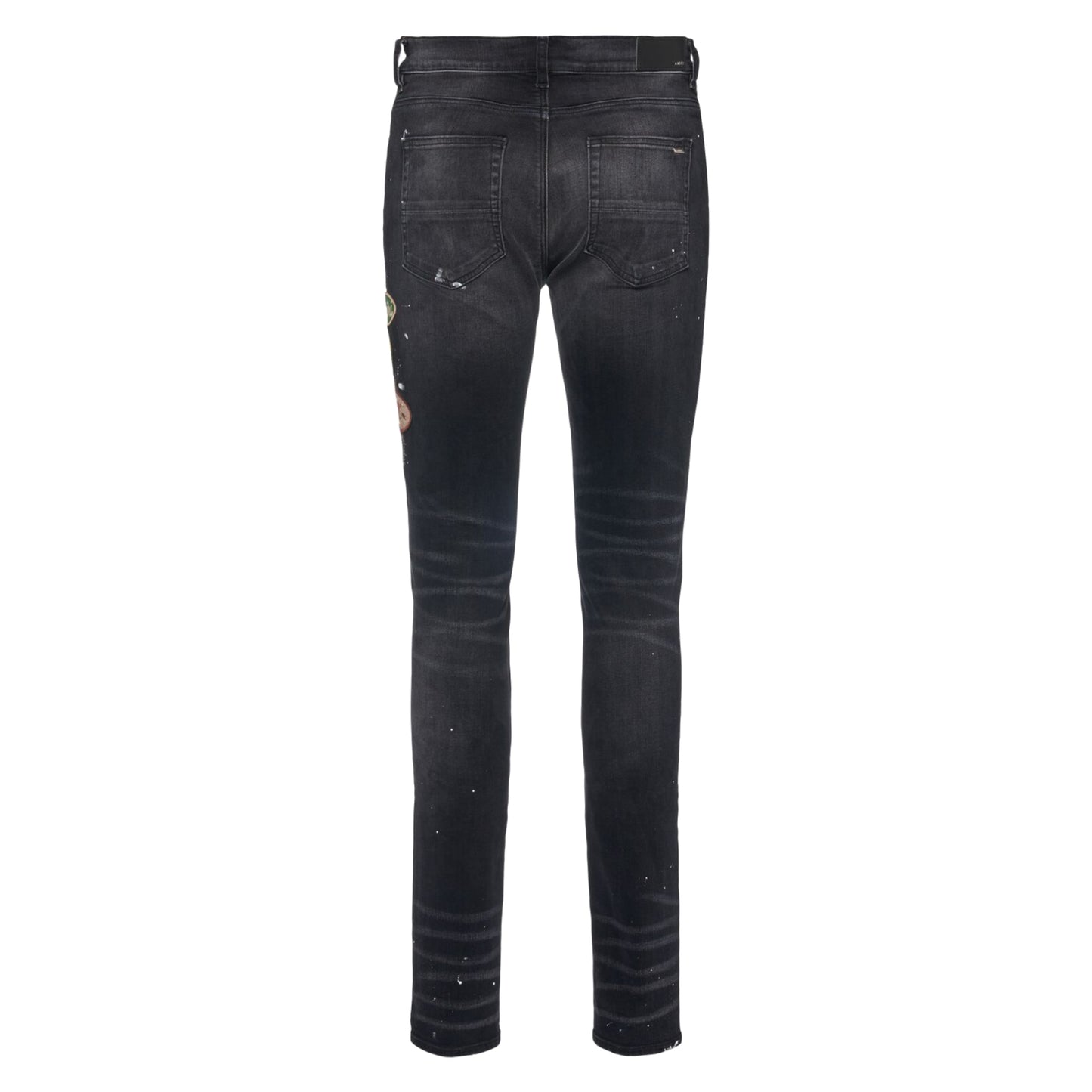 Amiri Vintage Multi Patch Jeans Aged Black