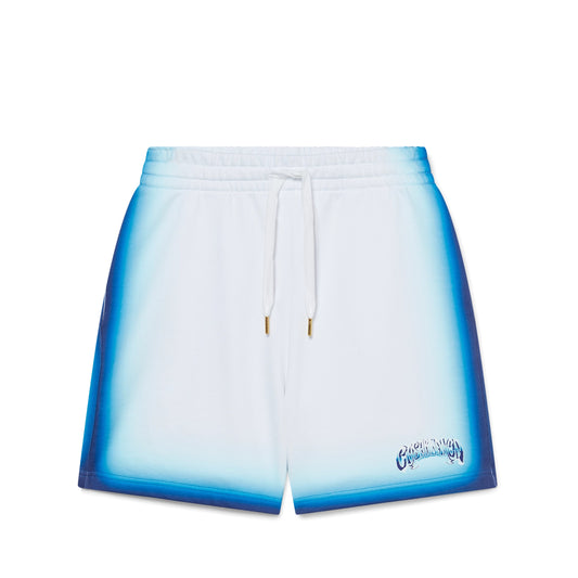 Casablanca Fade Sweatshorts White/Blue