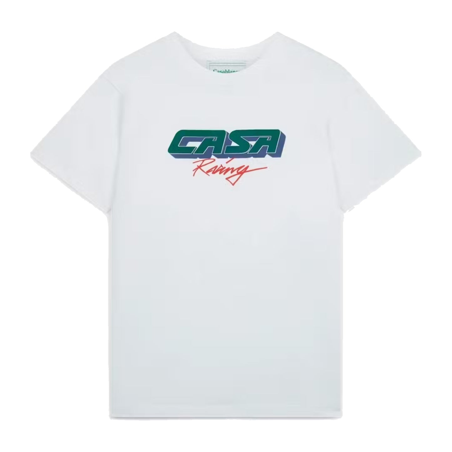 Casablanca Casa Racing 3D Printed Oversized T-Shirt