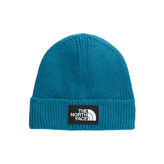 The North Face Box Logo Cuffed Beanie Blue