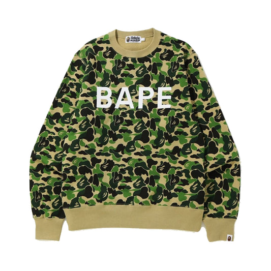 Bape ABC Camo Bape Crewneck Green