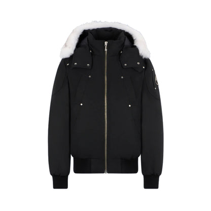 Moose Knuckles Original Ballistic Neoshear Bomber Jacket Black/Natural
