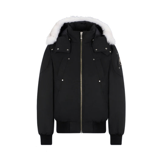 Moose Knuckles Original Ballistic Neoshear Bomber Jacket Black/Natural