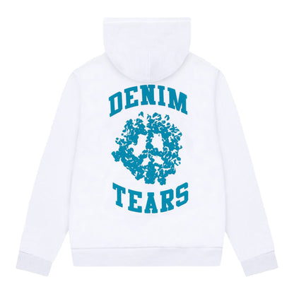 Denim Tears Denim University Zip Hoodie White