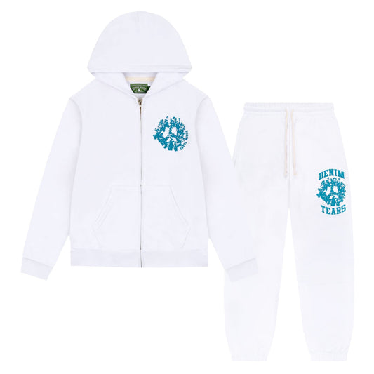 Denim Tears Denim University Full Set Tracksuit White