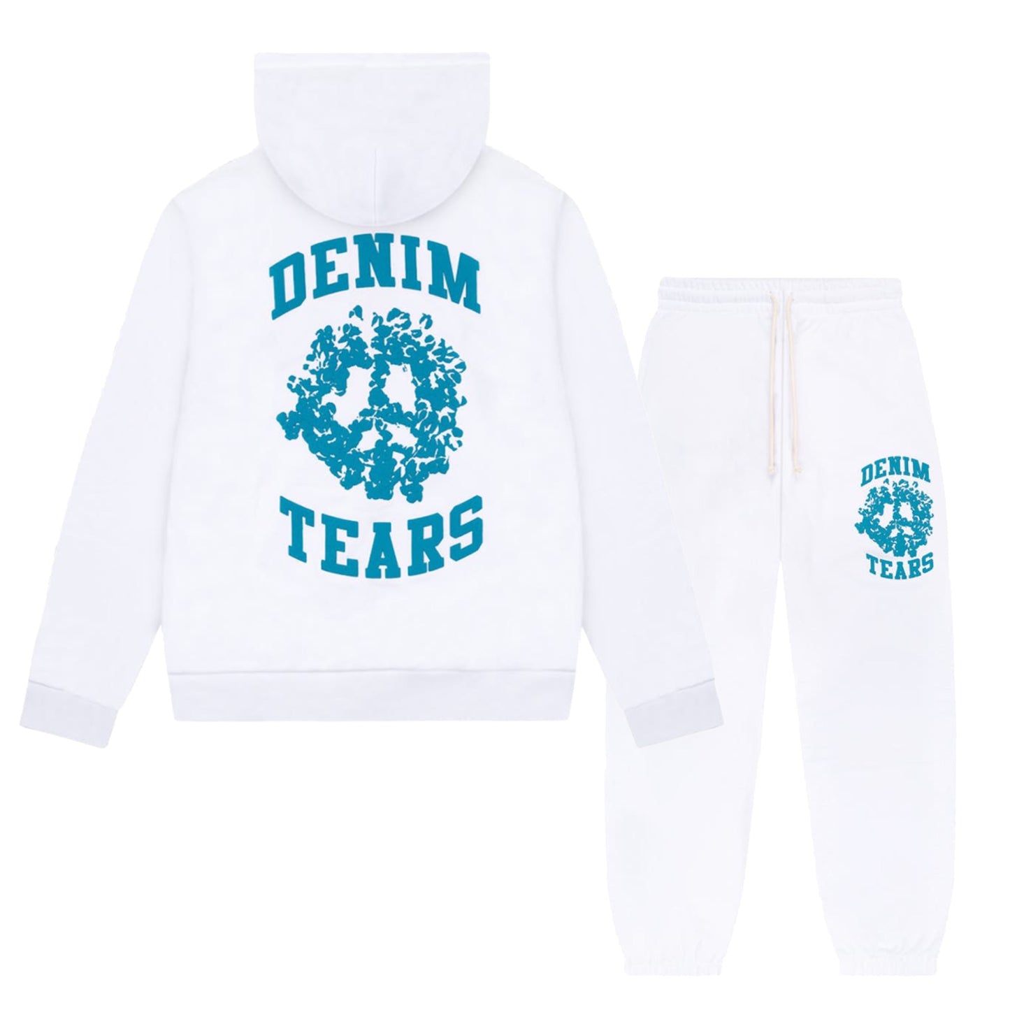 Denim Tears Denim University Full Set Tracksuit White