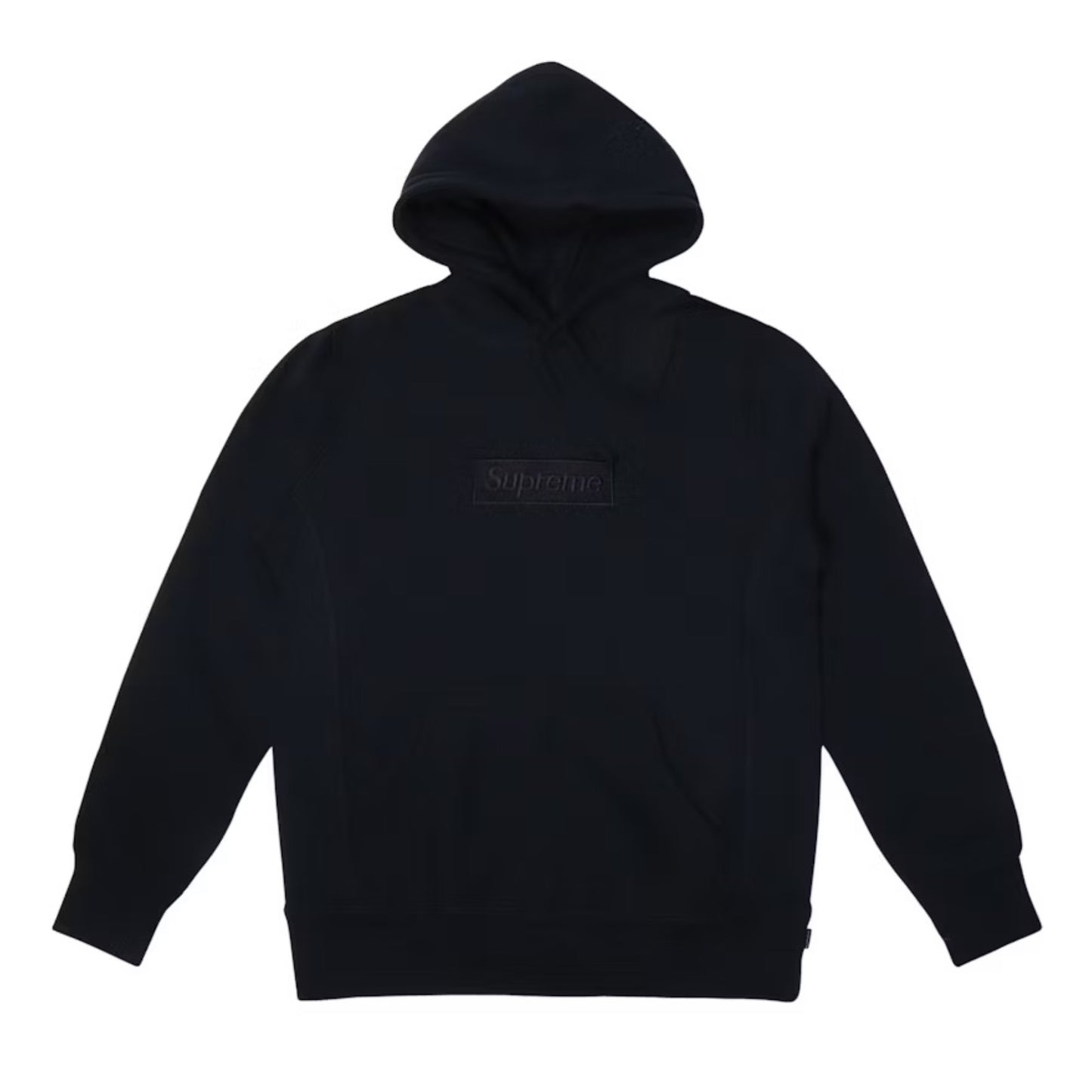 Supreme Black Tonal Box Logo Hoodie