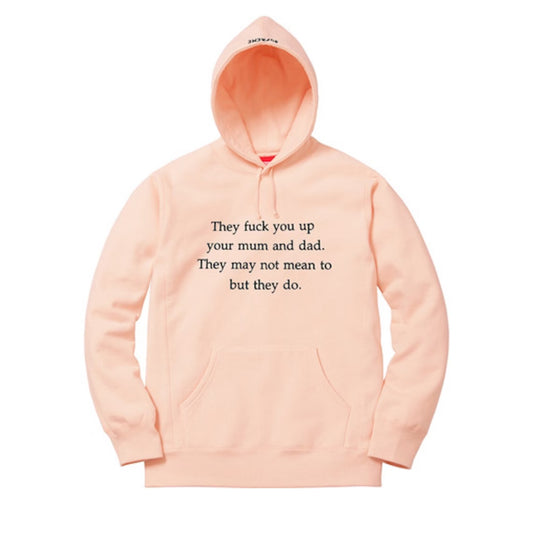 Supreme They F*** You Up Hoodie ‘Peach’