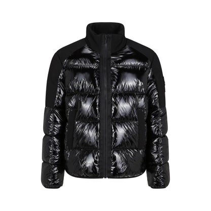 Moose Knuckles Dugald Nylon Down Puffer Jacket Black
