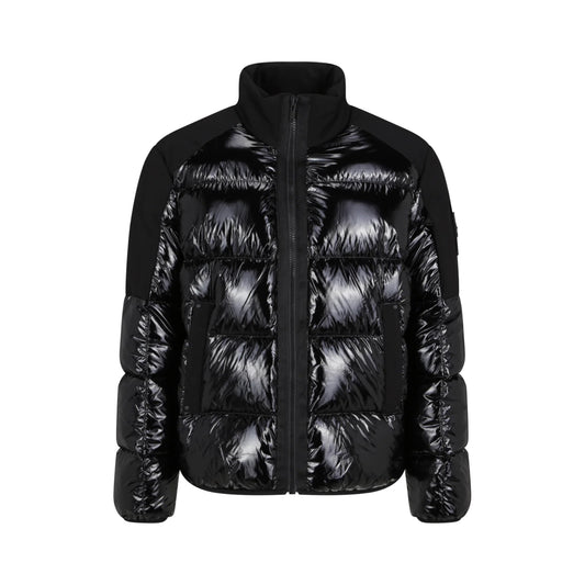 Moose Knuckles Dugald Nylon Down Puffer Jacket Black