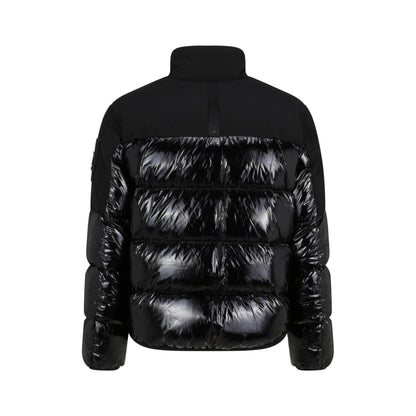 Moose Knuckles Dugald Nylon Down Puffer Jacket Black