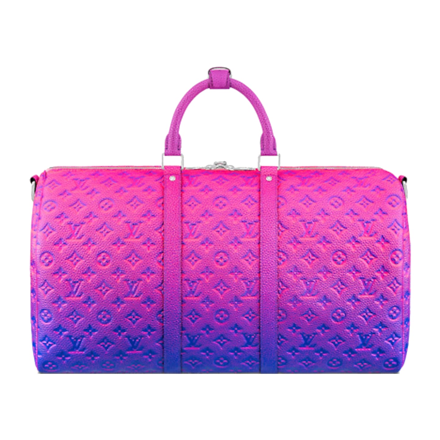 Louis Vuitton Keepall 50B Taurillon Illusion Blue/Pink